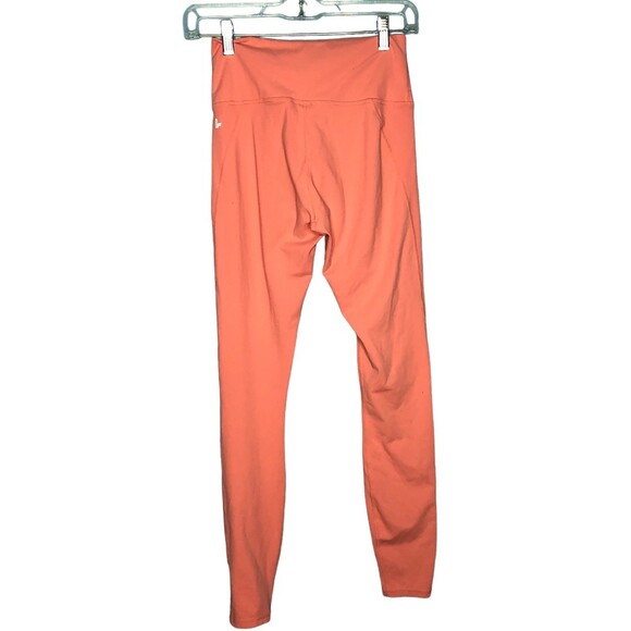 Fabletics Demi Lovato Womens Arielle Leggings Small Pink High-Waisted Zip Front - Picture 2 of 6